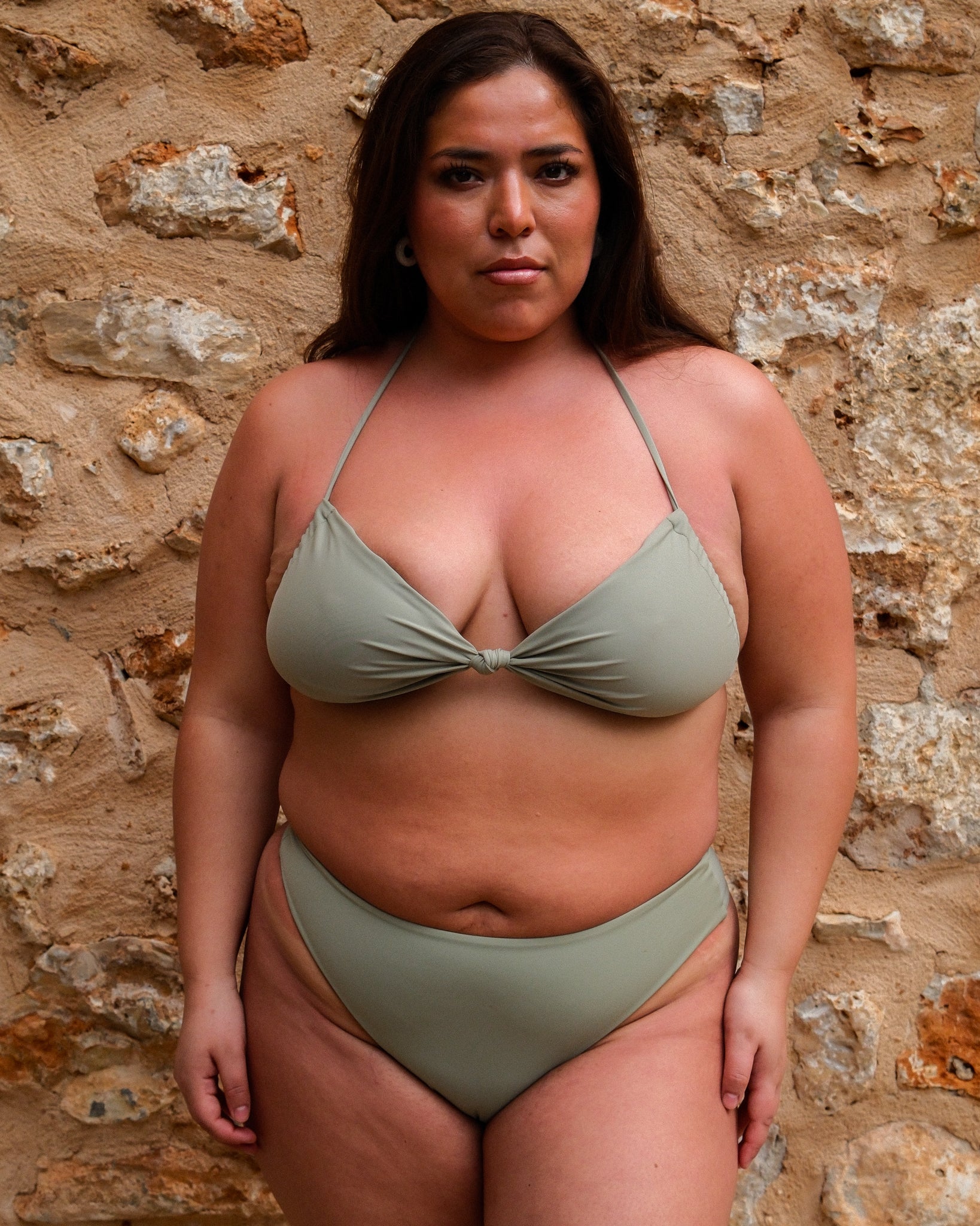 Soléa High Waisted Bottom - Sage Green