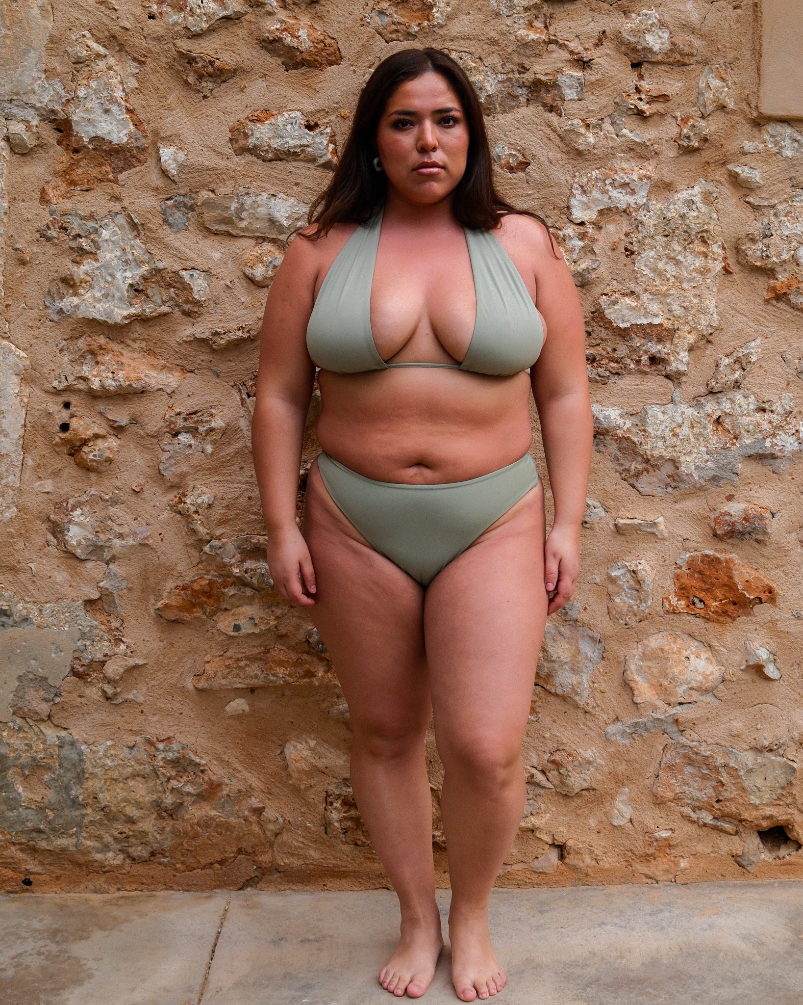 Amára Triangle Top - Sage Green