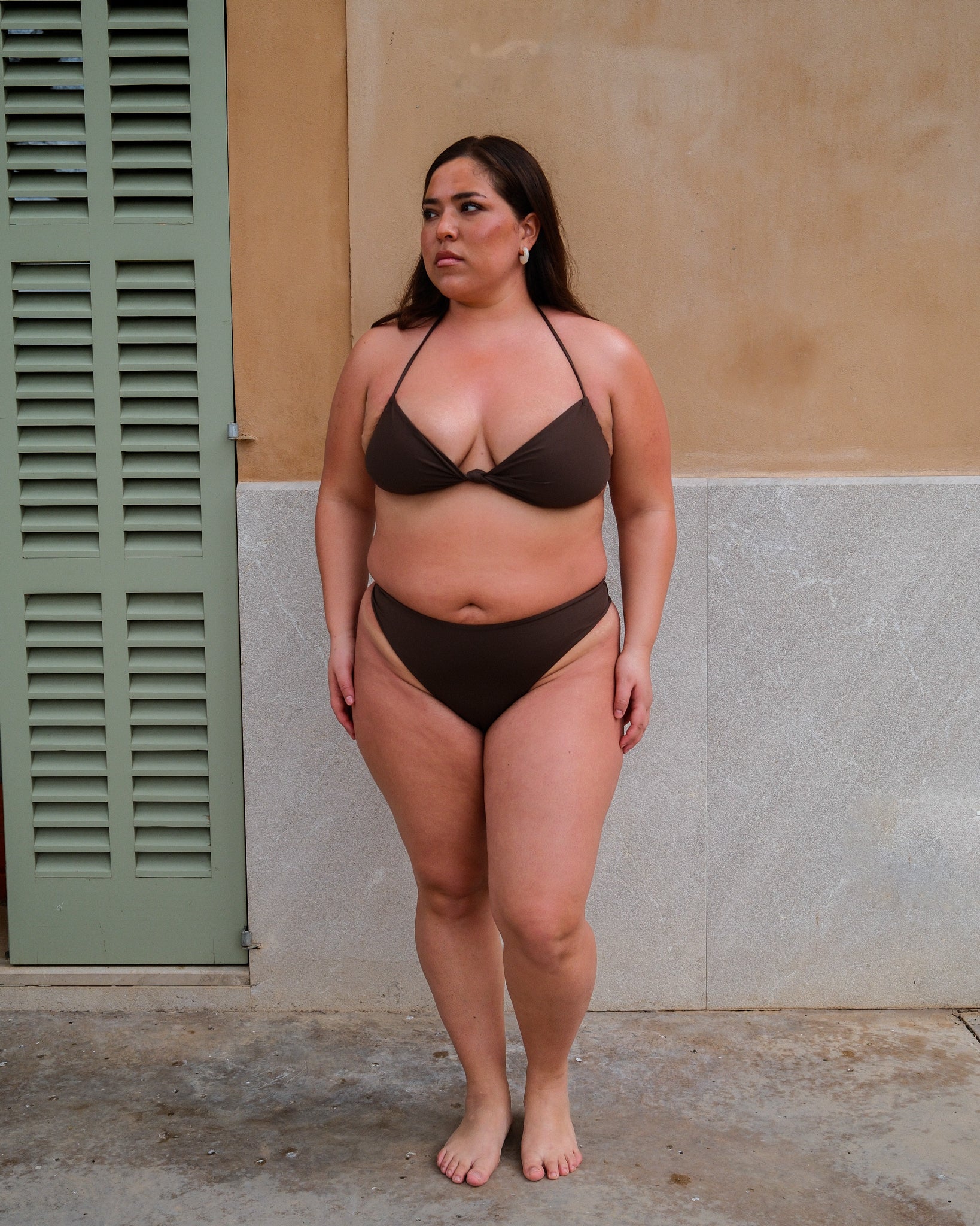 Soléa High Waisted Bottom - Espresso Brown