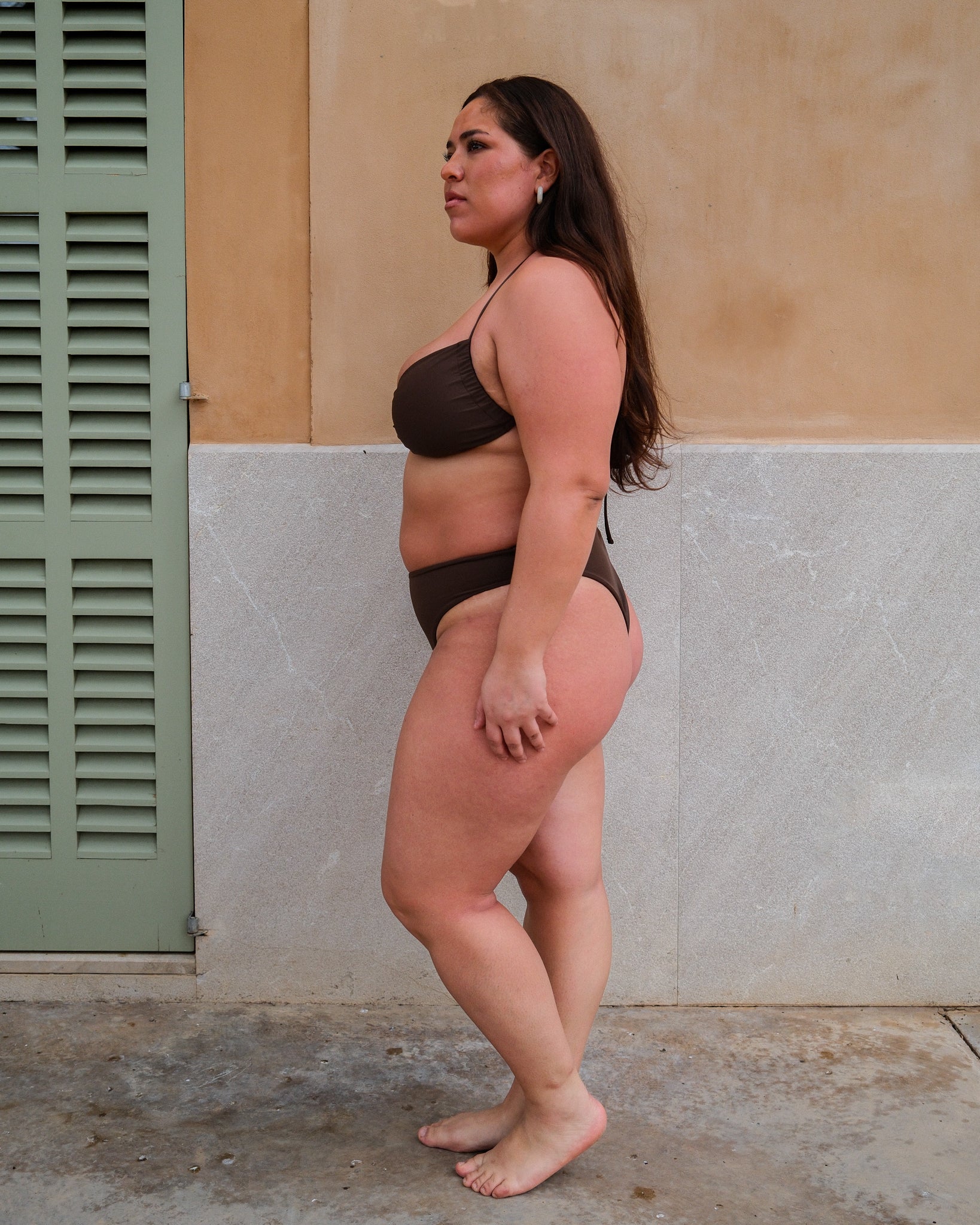 Soléa High Waisted Bottom - Espresso Brown